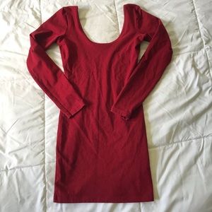 American Apparel low back bodycon dress